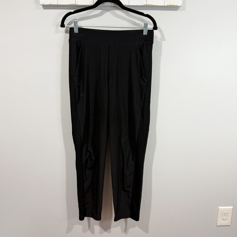 Athleta Brooklyn Ankle Pants Black Size 2 Lightweight Travel Stretch